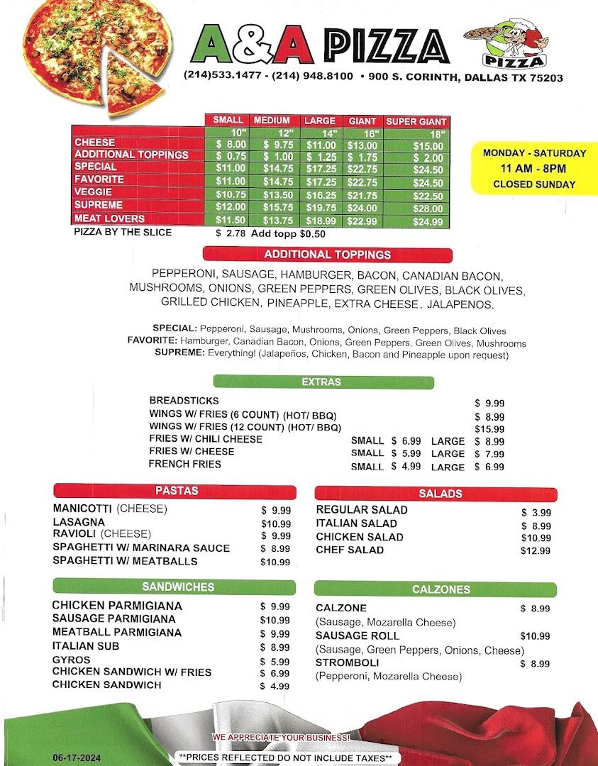 A & A Pizza
